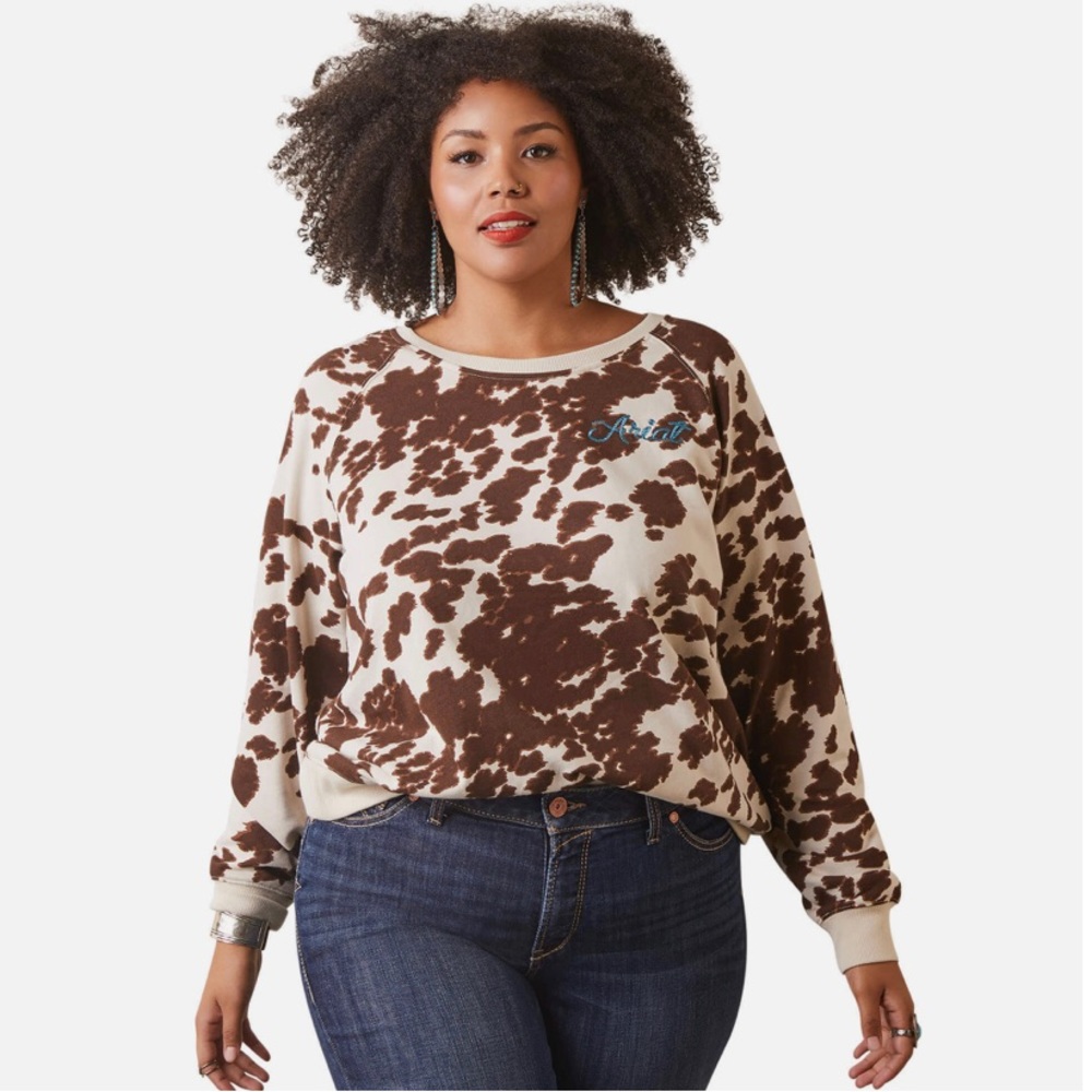 Ariat Women’s Real Hide Crew Sweatshirt